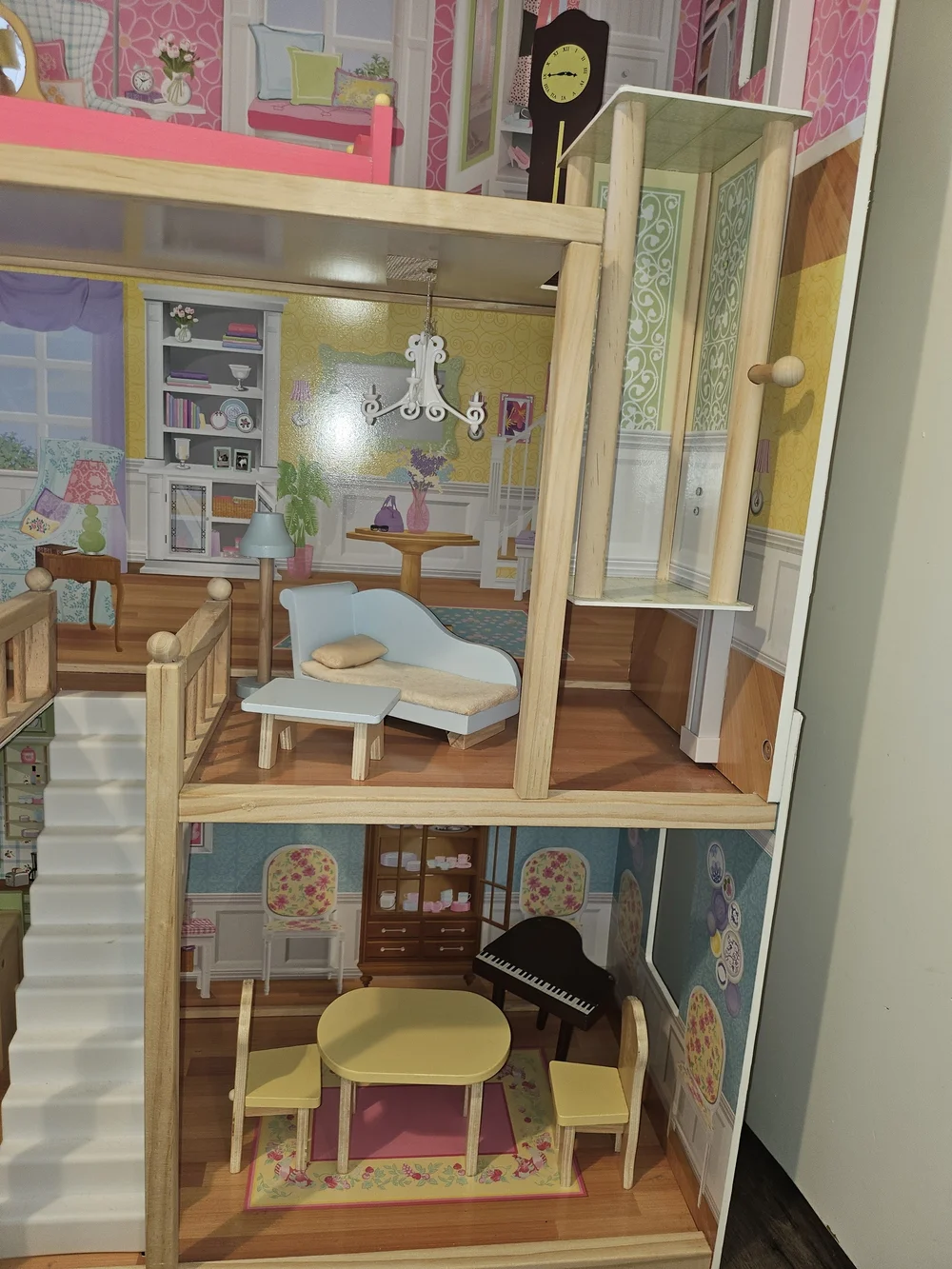 KidKraft Wooden Majestic Mansion Dollhouse - Includes All Furniture